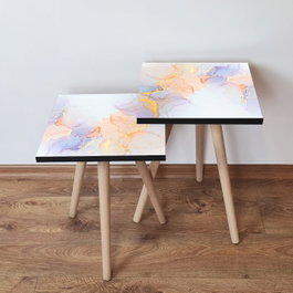Hanah Home Mesas Nido Multicolor (2 Piezas)
